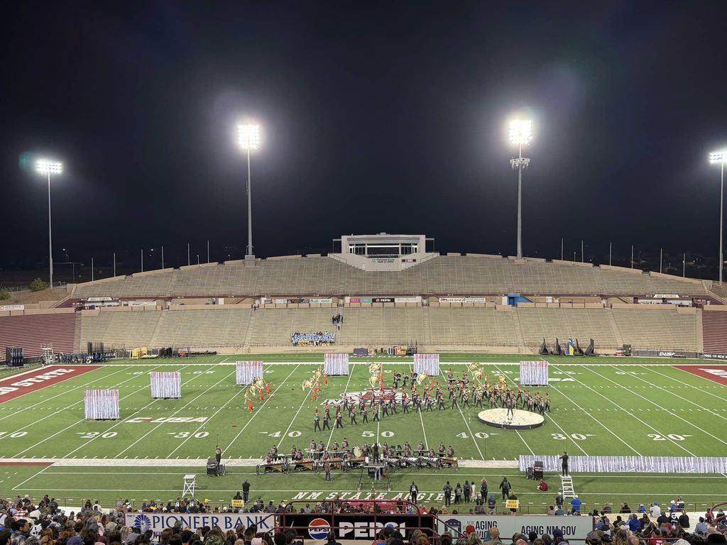 Congratulations to the LCPS bands who put on a marvelous exhibition and final performances over the weekend at the NMSU Tournament of Bands!