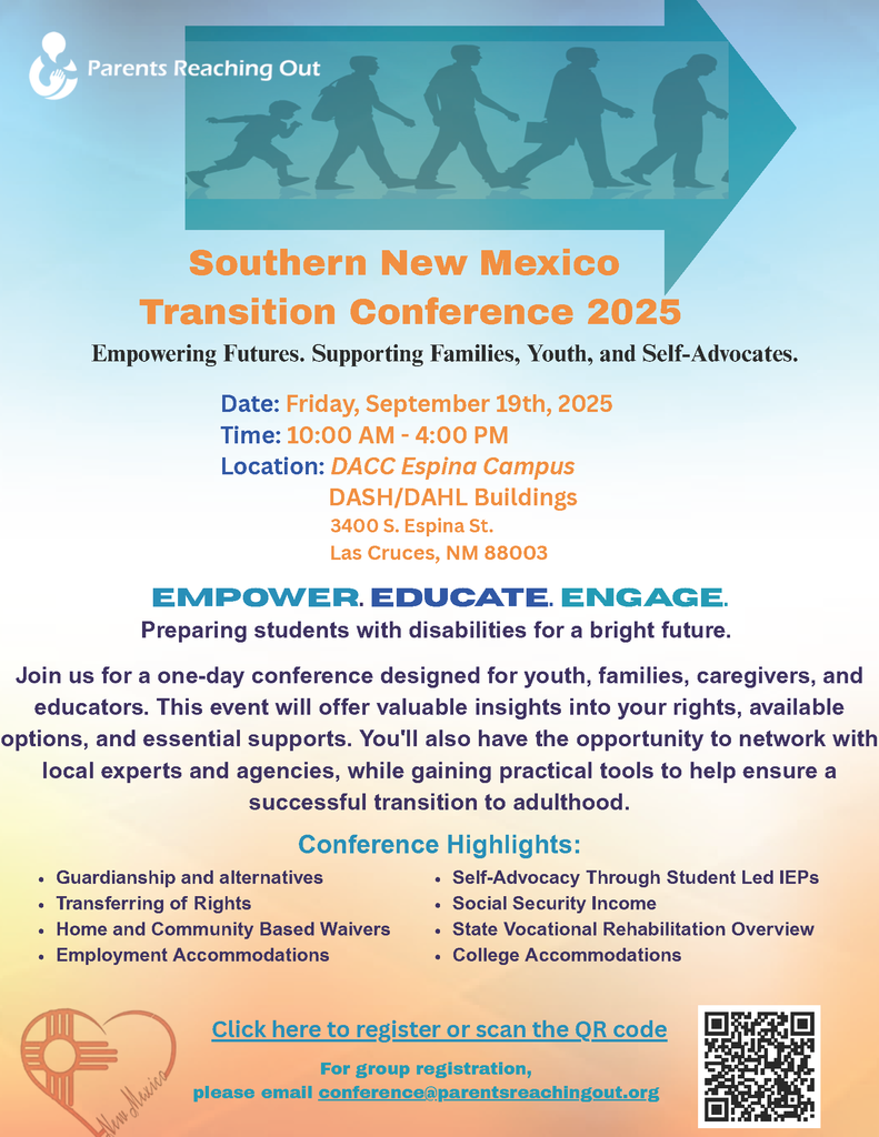 Join us for the Southern New Mexico Transition Conference! 