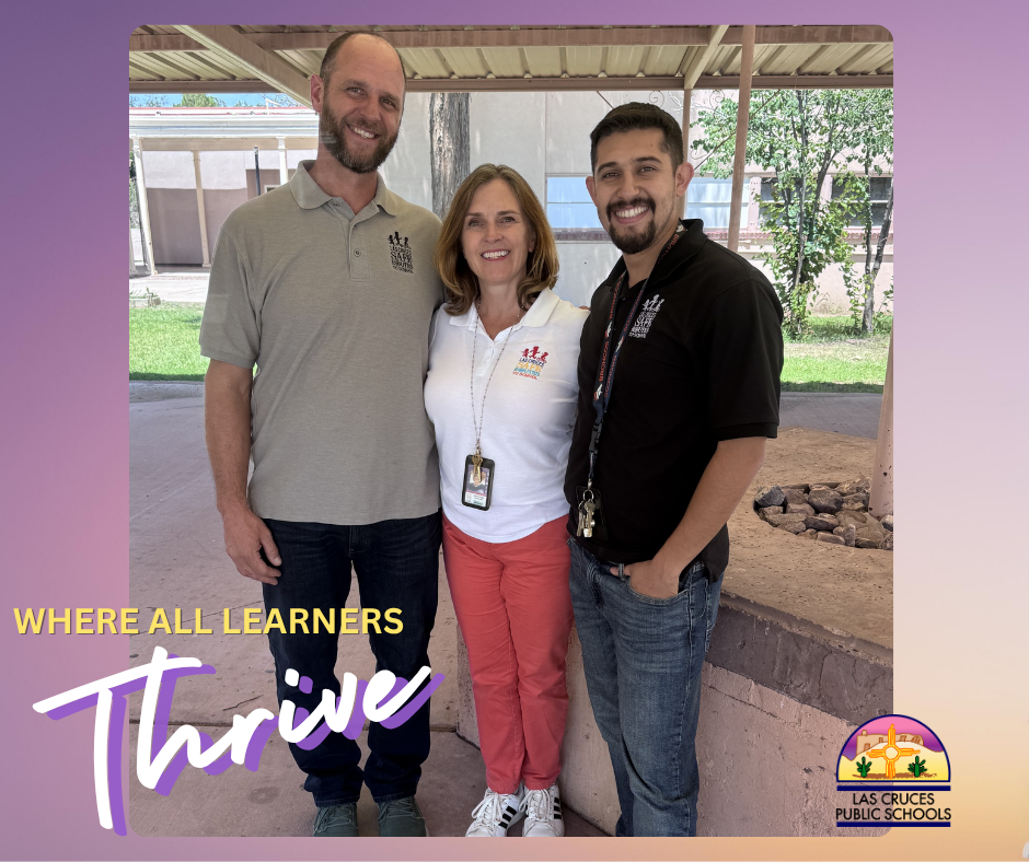 photo of three staff members with Safe Routes to School