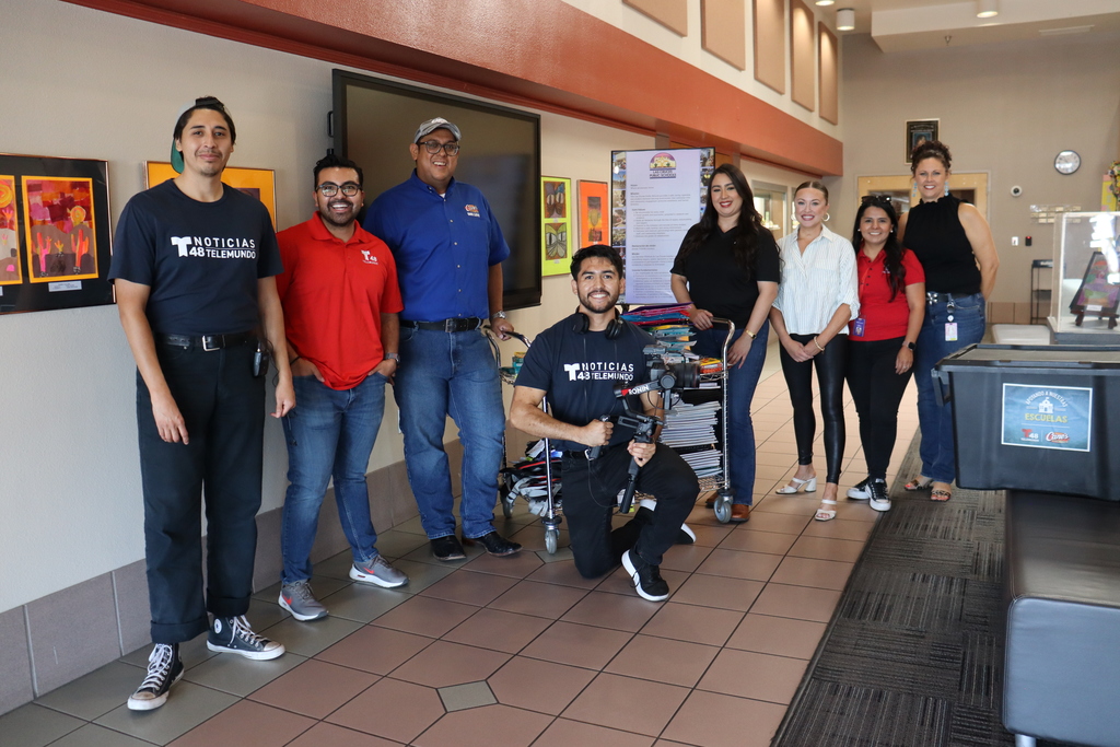 A huge thank you to our friends at Telemundo and Raising Cane’s of El Paso for their generous donation of brand-new school supplies to Las Cruces Public Schools!