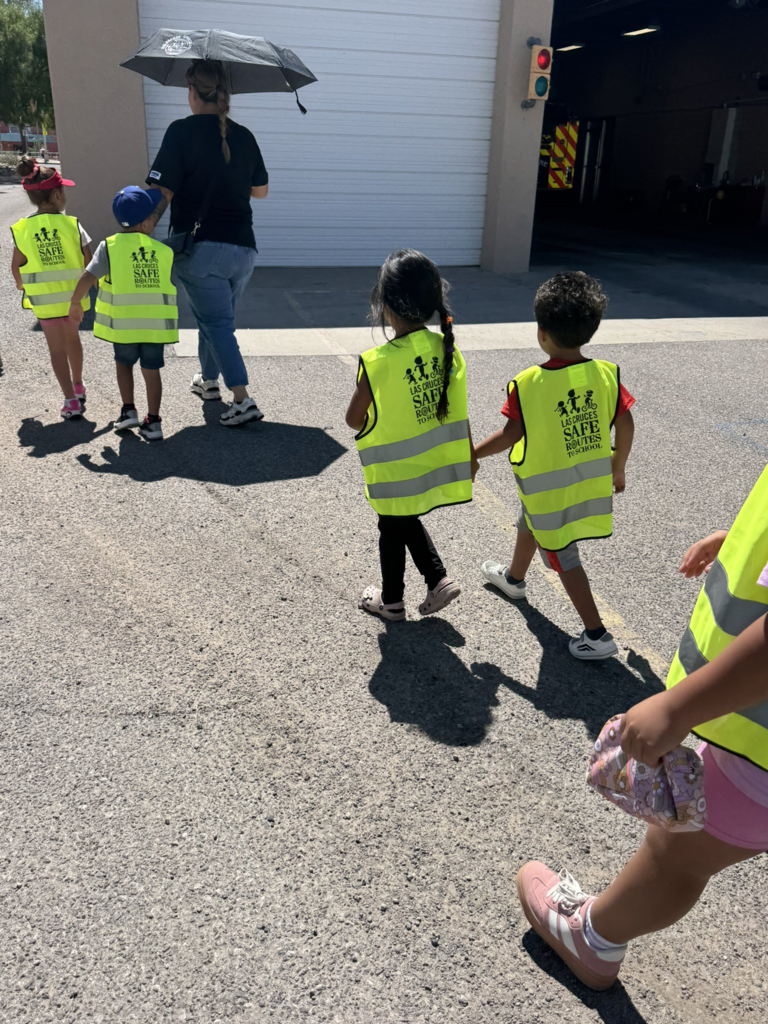 Big shoutout to our amazing Booker T. Washington Elementary students who walked to City Hall today to celebrate International Walk to School Day!