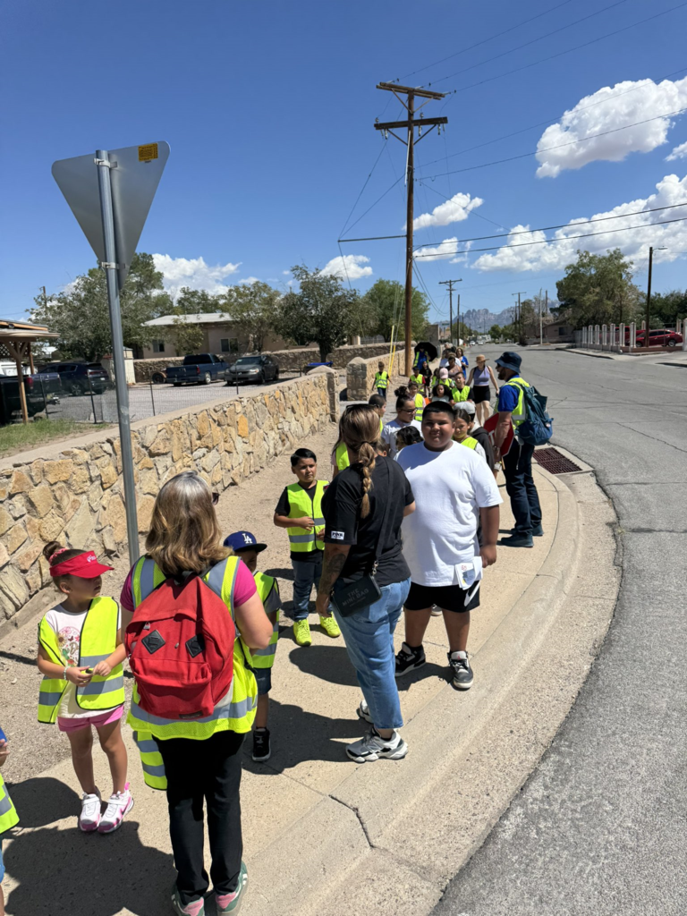 Big shoutout to our amazing Booker T. Washington Elementary students who walked to City Hall today to celebrate International Walk to School Day!