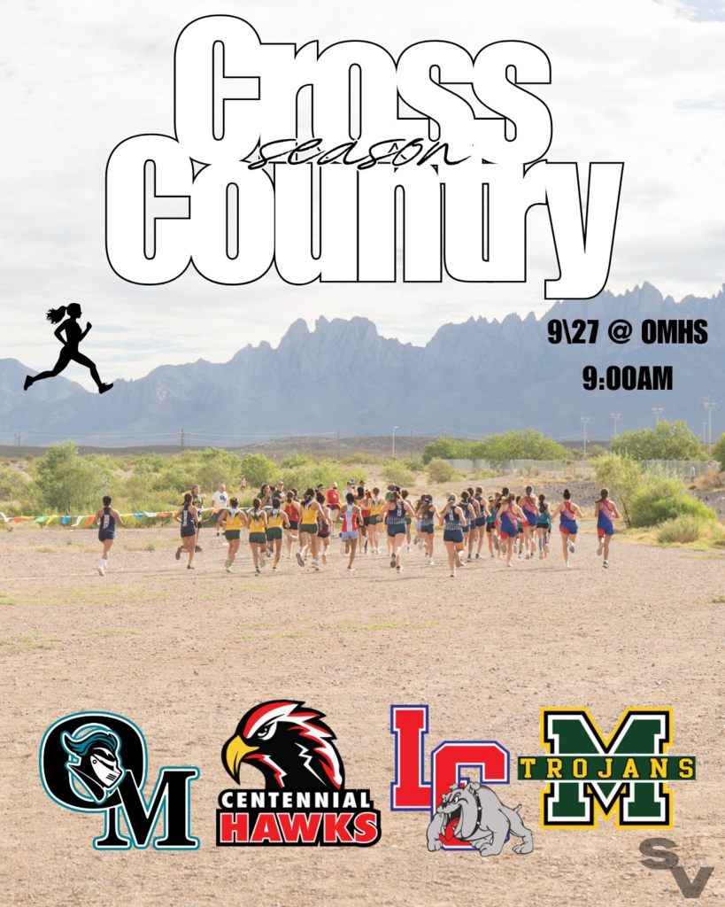 It's time for a home meet! Come on out to Organ Mountain HS on Sat. 9/27 for a great Cross Country Meet! 