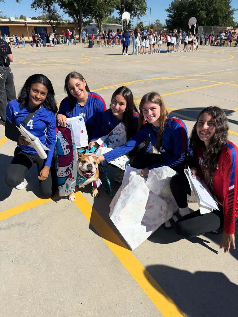 Bulldog pride on the move! The Las Cruces High School Spirit Bus rolled through our elementary schools today, spreading blue & red energy, school spirit and the power of student leadership.