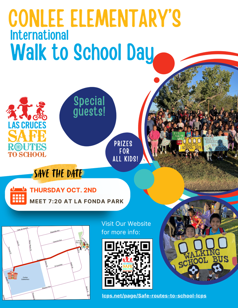 International walk to school day flyer