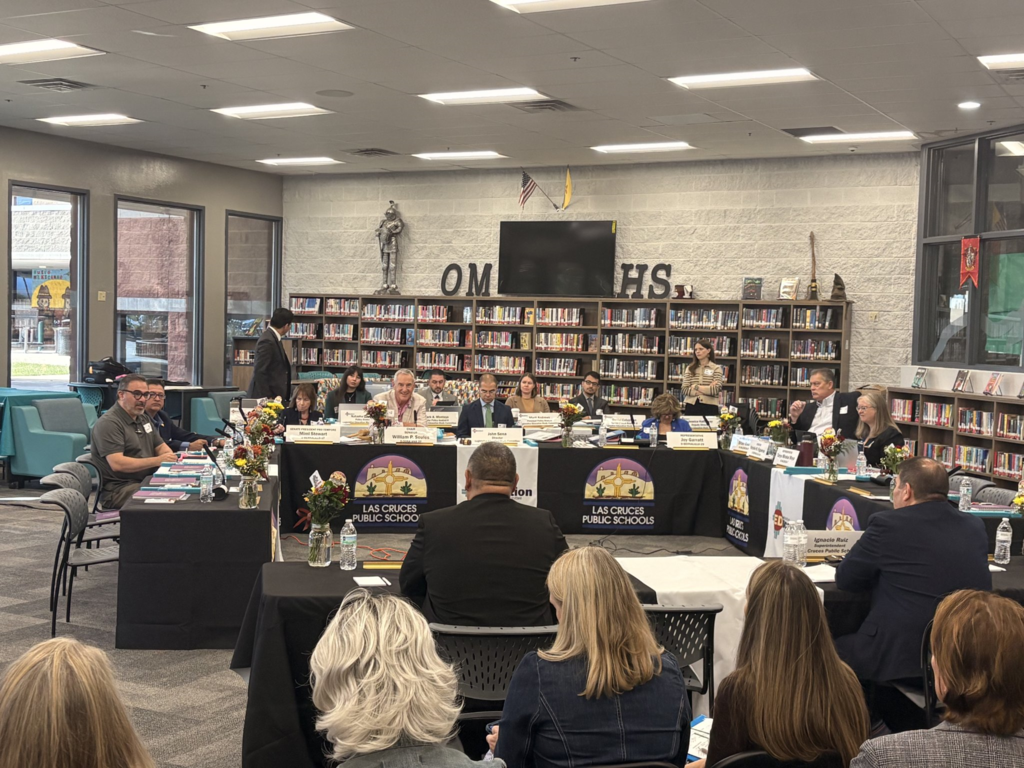 Yesterday, Superintendent Ignacio Ruiz welcomed the Legislative Education Study Committee to Organ Mountain High School.