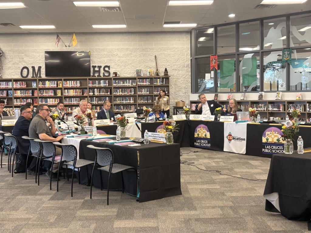 Yesterday, Superintendent Ignacio Ruiz welcomed the Legislative Education Study Committee to Organ Mountain High School.