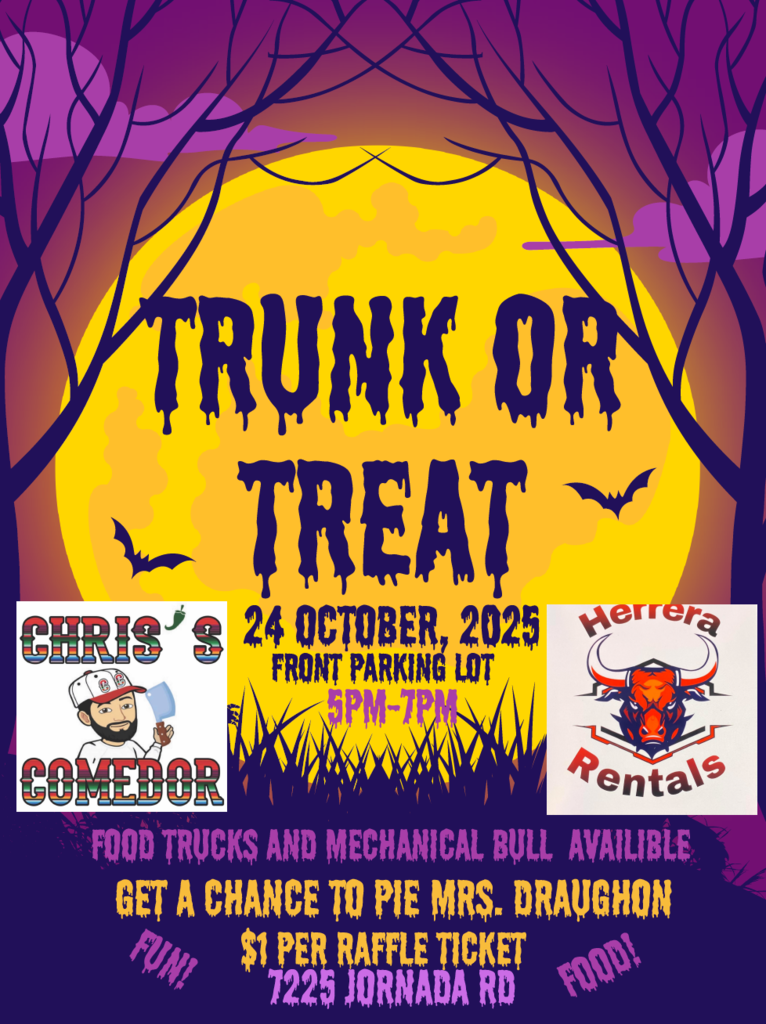 trunk or treat flyer