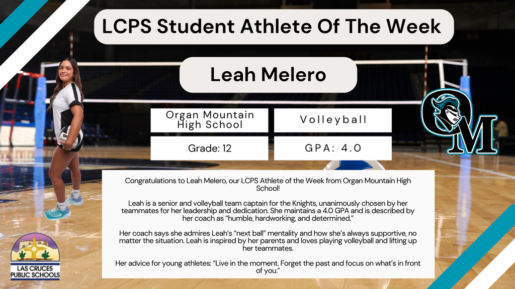 Leah Melero Athlete of the Week 