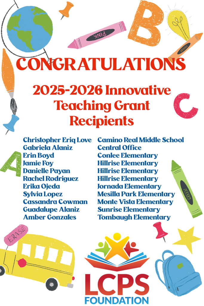 It's Time!! We are happy to announce the funded projects through the Innovative Teaching Grants that will increase student engagement and promise to impact numerous students. 