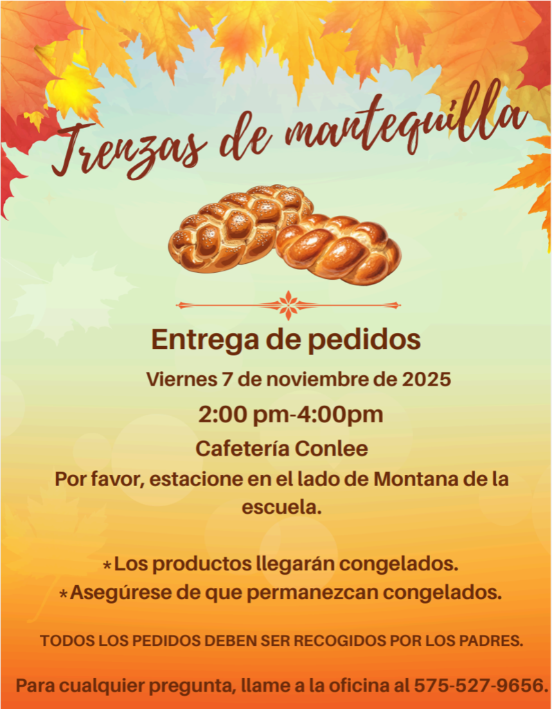 Butter Braid Order pick up in Spanish