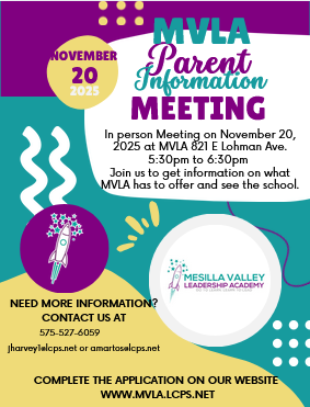 MVLA Parent information flyer