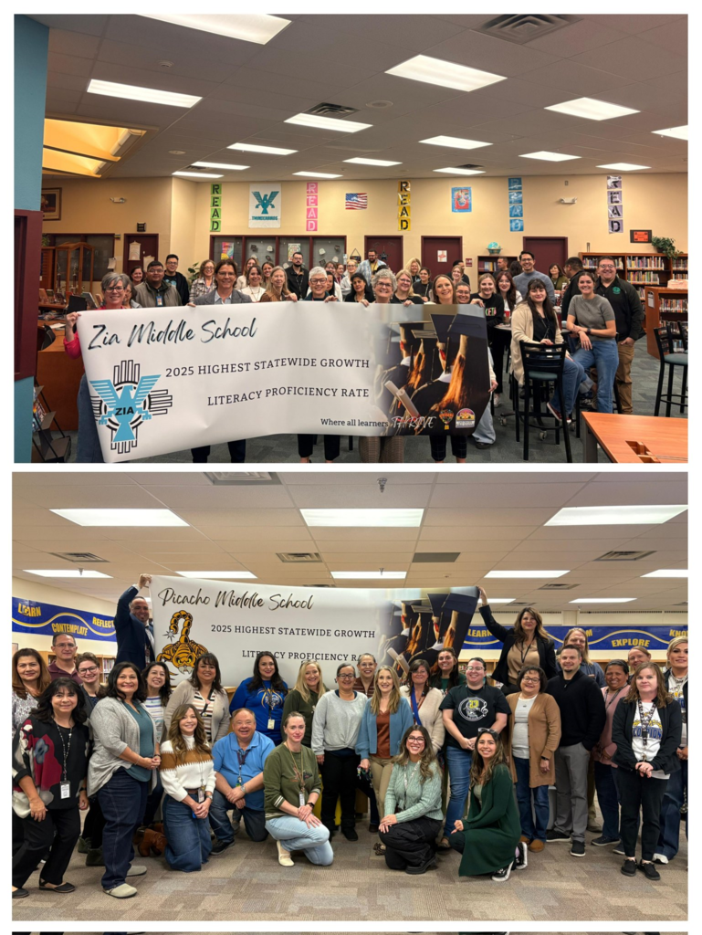 "We visited schools this week to celebrate their state recognition for state achievement.