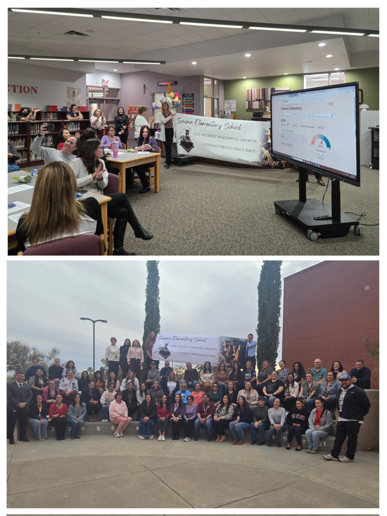 "We visited schools this week to celebrate their state recognition for state achievement.