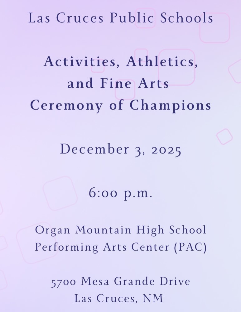 Check out our December LCPS Activities events!