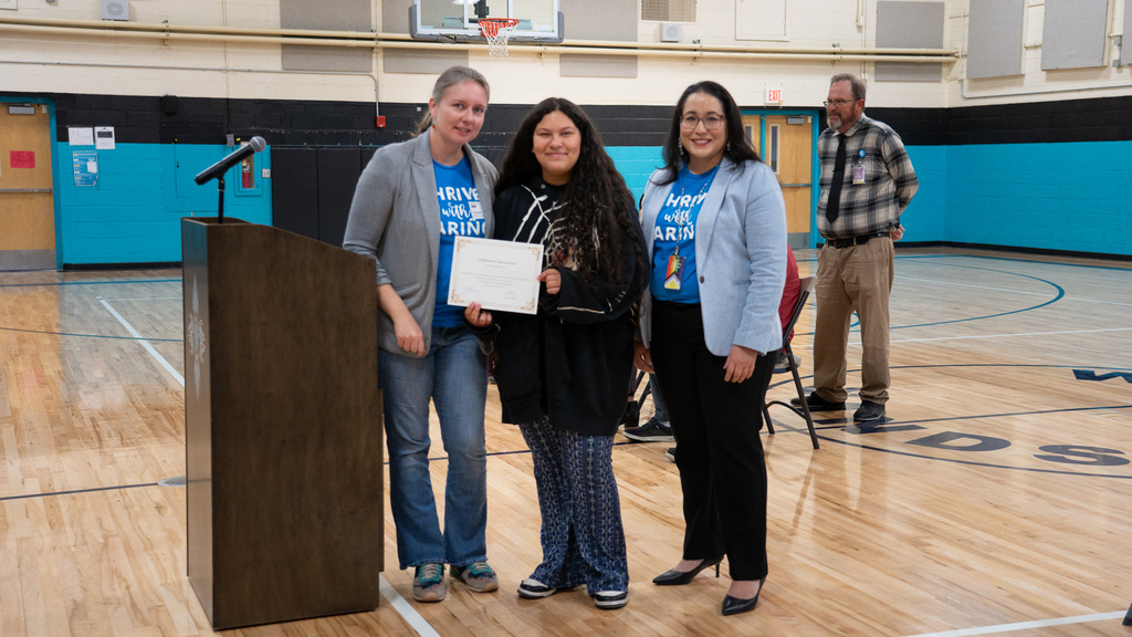 The City of Las Cruces and Las Cruces Public Schools representatives recognized students who have shown cariño and contributed to an environment where everyone can thrive!