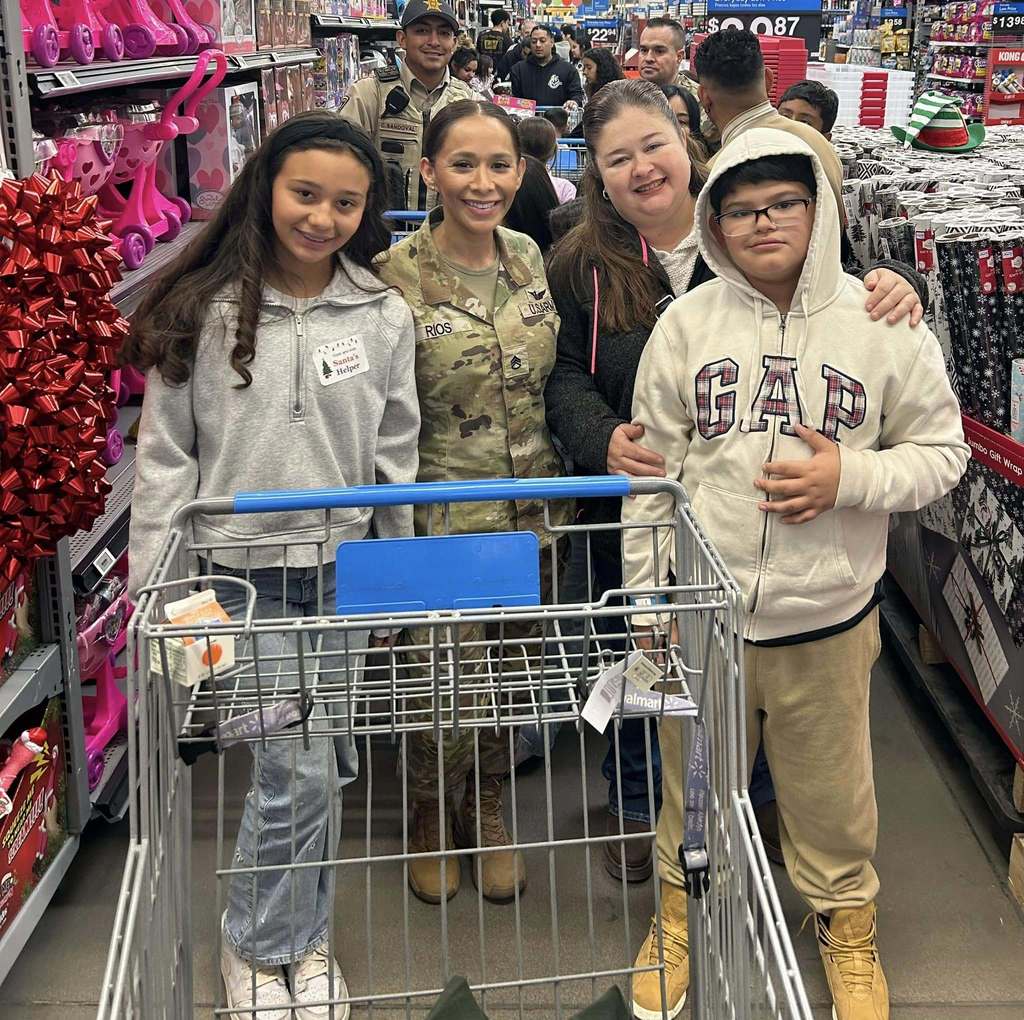 More than 400 kids from throughout Dona Ana County and 200-plus volunteers from law enforcement and various organizations participated in the Cops and Kids shopping experience Saturday morning at the Walmart on Rinconada Boulevard.