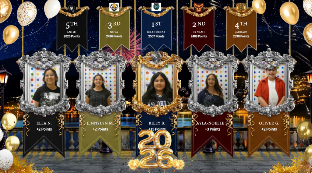 RCA House Points Update