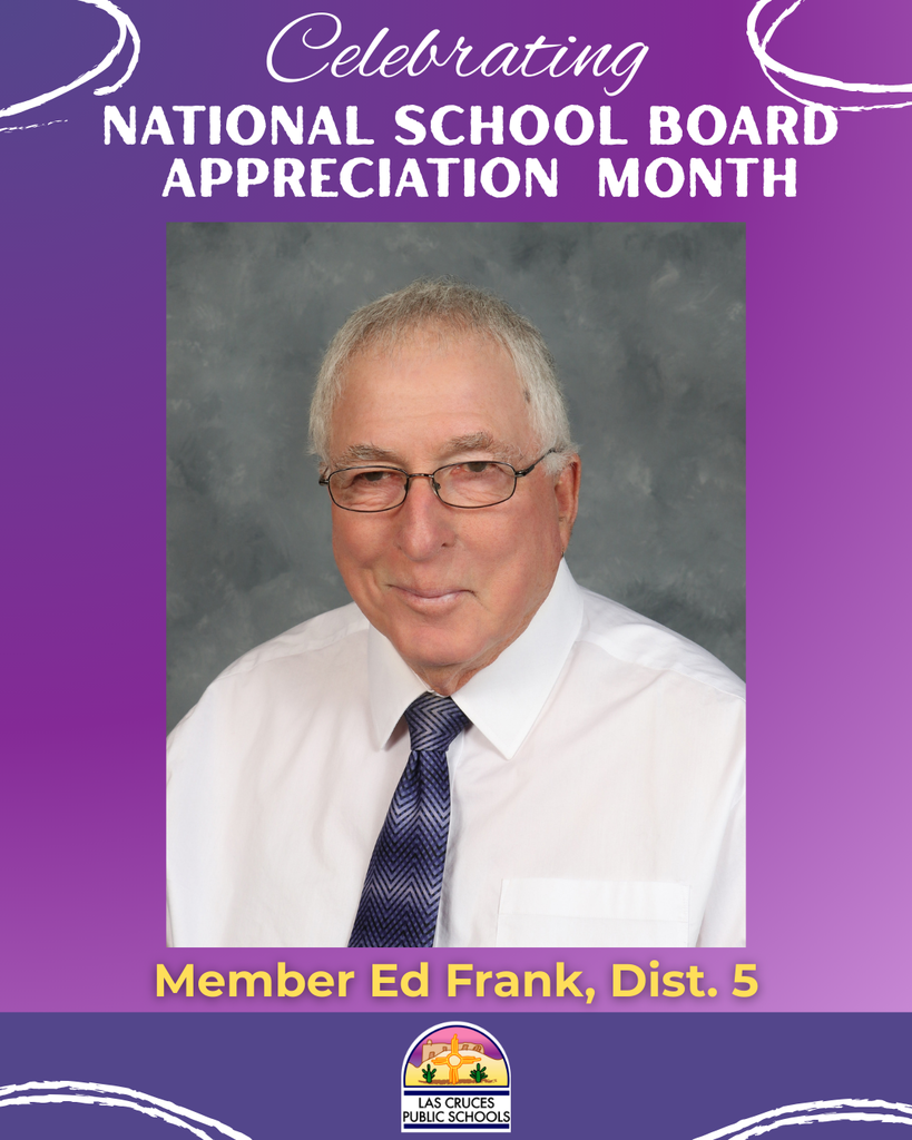 purple gradient graphic with School Board spotlight