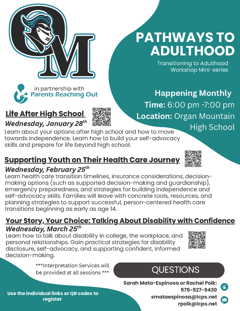 Pathways to Adulthood: Transitioning to Adulthood Workshop Mini-Series