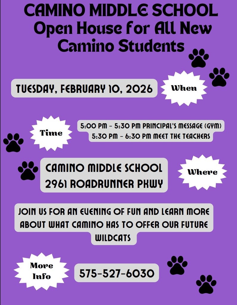 Camino's Open House for all new students.