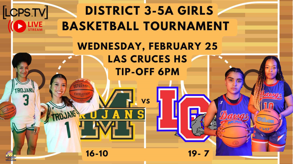 Get ready! The District 3-5A Girls Basketball Tournament tips off tomorrow night! 