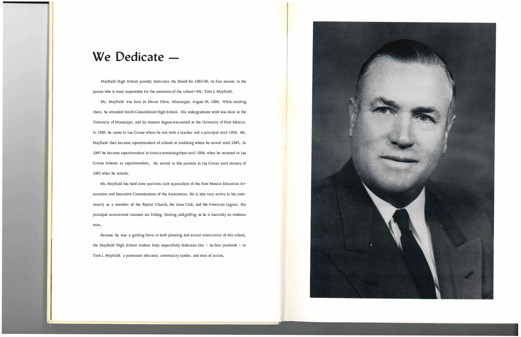 Flashback Friday takes us back to the 1965-1966 school year, when Mayfield High School published the first edition of The Shield, the school’s yearbook.