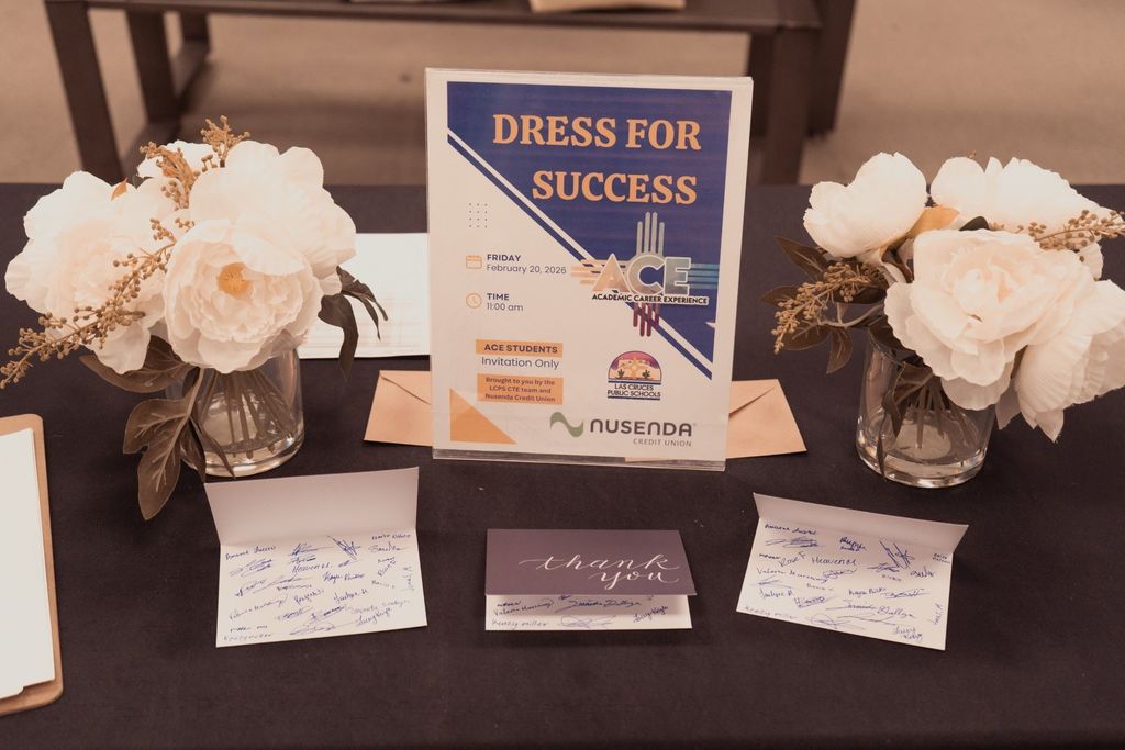 Students in the Academic Career Exploration (ACE) program recently participated in the Dress for Success event, where they were given a budget of $130 to shop for professional clothing at Dillard’s. 