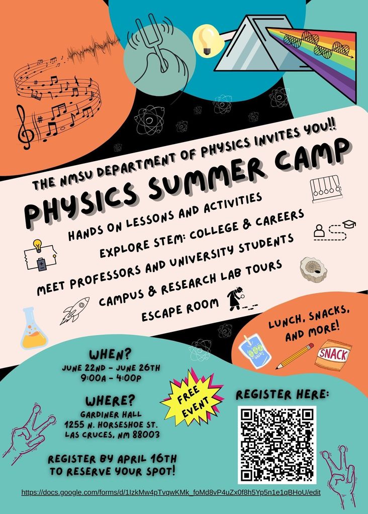 Physics Summer Camp at New Mexico State University