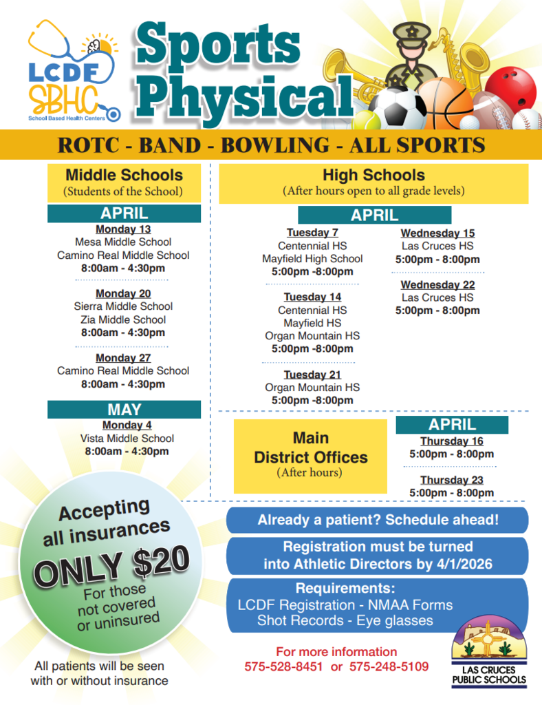 white background graphic with blue, yellow and green