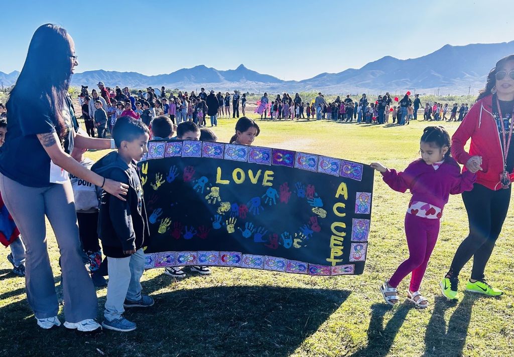 World Autism Acceptance Day celebration at Cesar Chavez Elementary School 