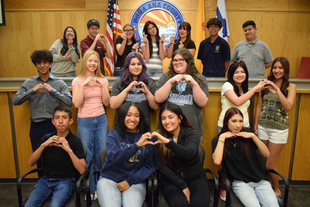 We’re proud to see students from Las Cruces Public Schools stepping into leadership roles as part of the first Doña Ana County Youth Commission!