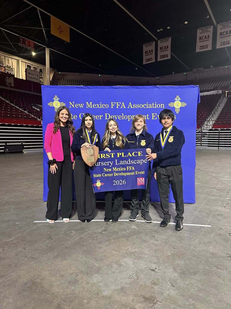 Las Cruces Public Schools proudly celebrates Centennial FFA for earning an incredible THREE State Championships!