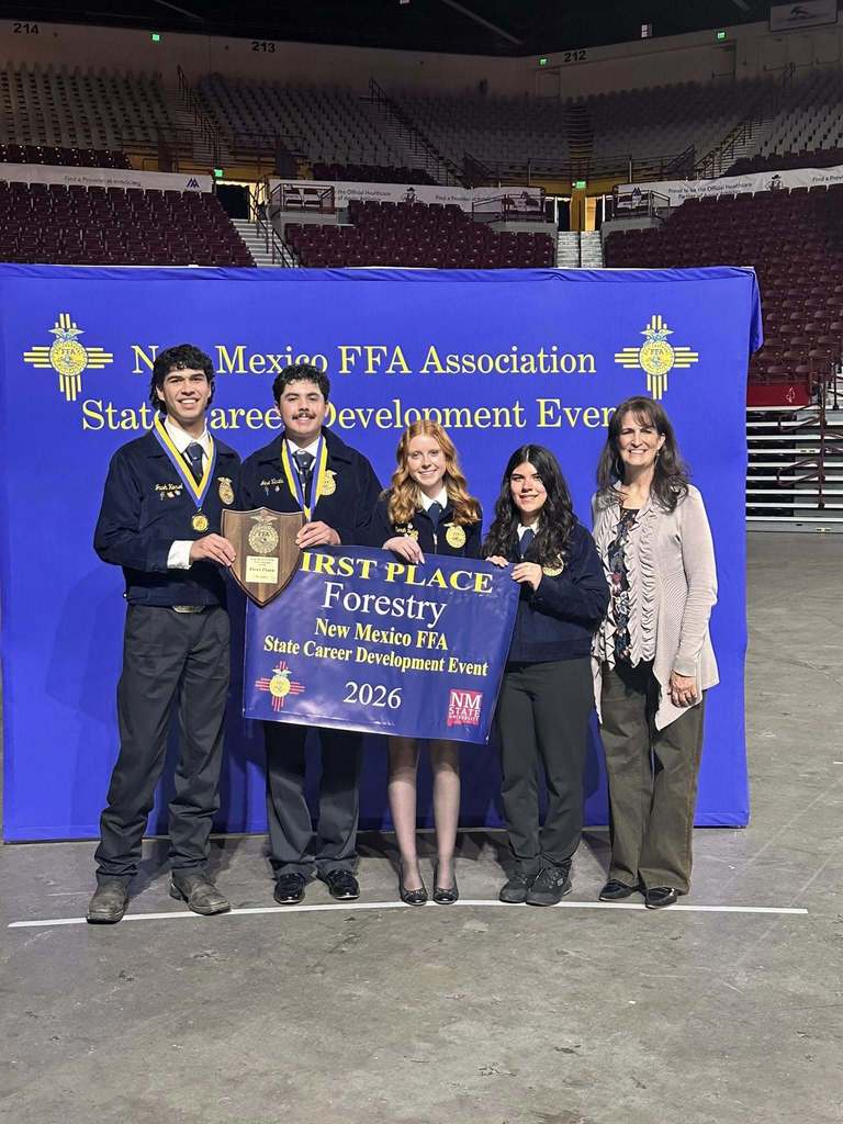Las Cruces Public Schools proudly celebrates Centennial FFA for earning an incredible THREE State Championships!