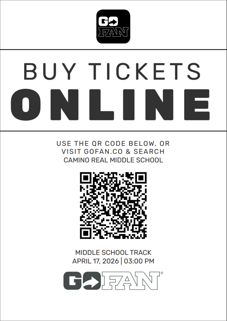 QR code for track meet tickets