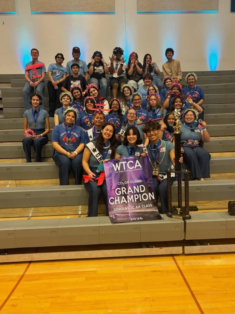 Congratulations to the Las Cruces High School Band Showcase Winterguard for earning Grand Champion honors in the Scholastic AA class at the WTCA Championships!
