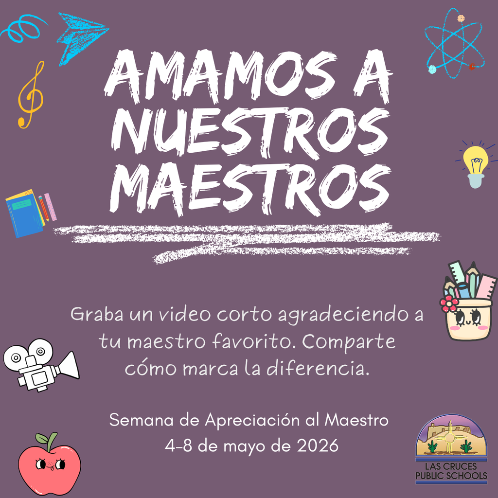 ¡Únase a LCPS en celebrar la Apreciación de los Maestros!
