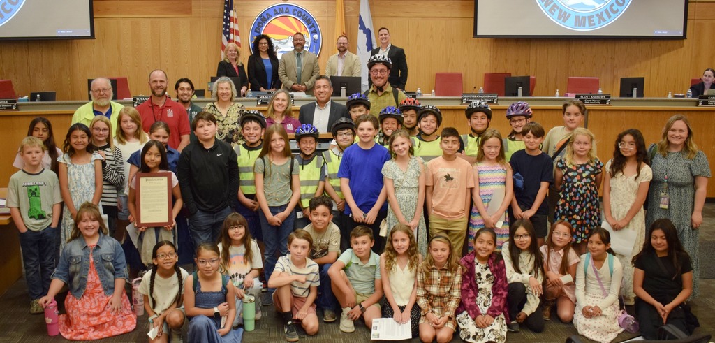 This May, Doña Ana County Commissioners are proud to recognize Bike to School Month! 