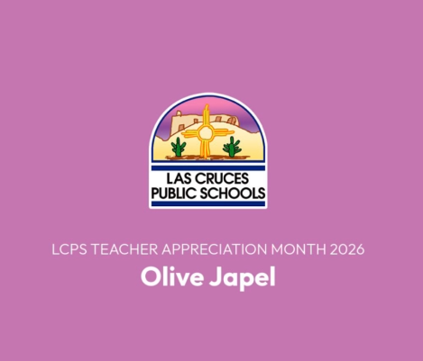 This special message comes from Olive J. from Organ Mountain High School. 