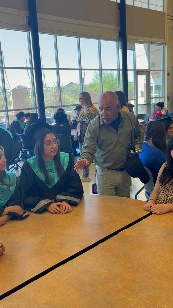 This week, graduating seniors made their way back to where it all began, their former elementary and middle schools.