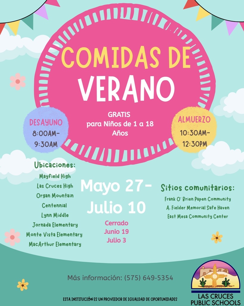coloruf flyer with pink sun, spanish