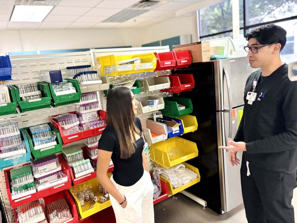 At Memorial Medical Center, more than 40 high school summer interns have hit the ground running gaining hands-on experience in both clinical and non-clinical areas throughout the hospital and clinics.