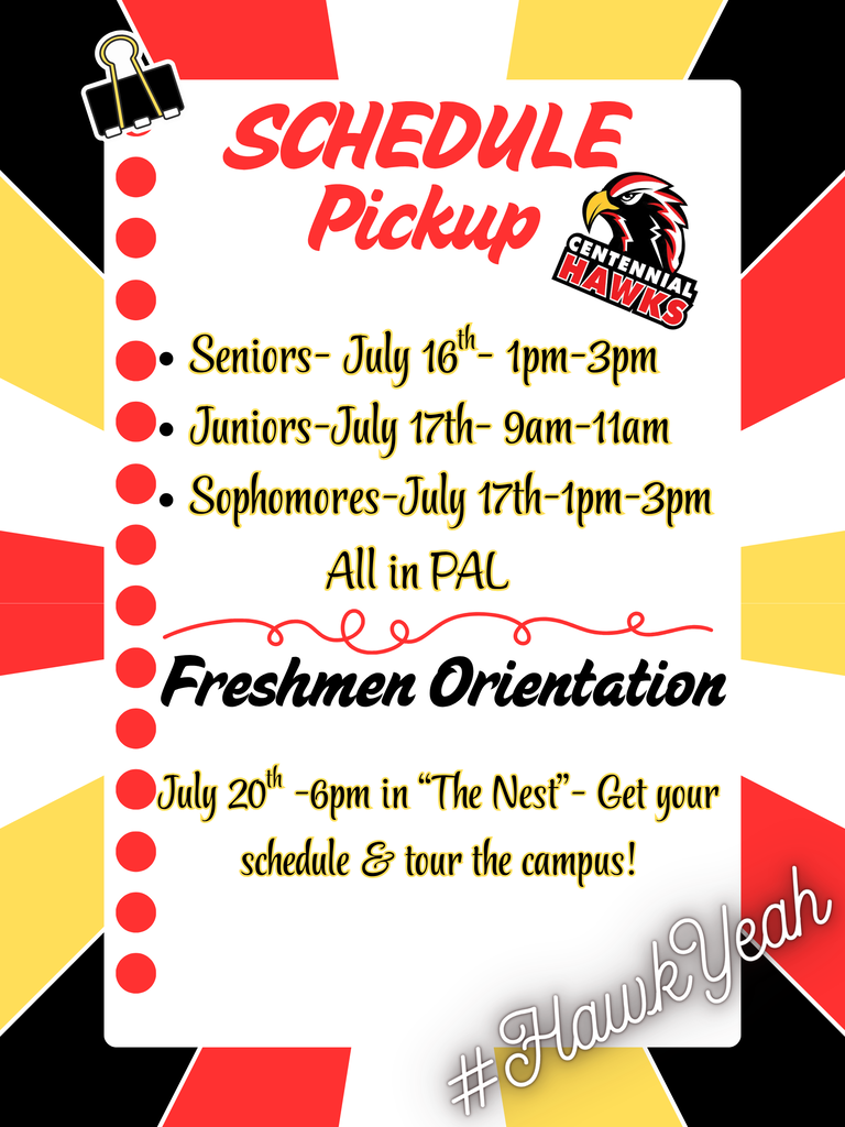 schedule pick up schedule