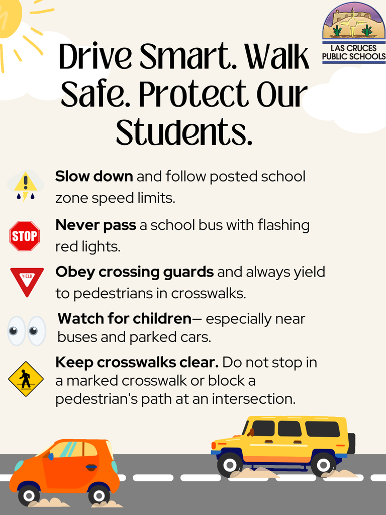 As we welcome students back to school, let's work together to keep our school zones safe. 