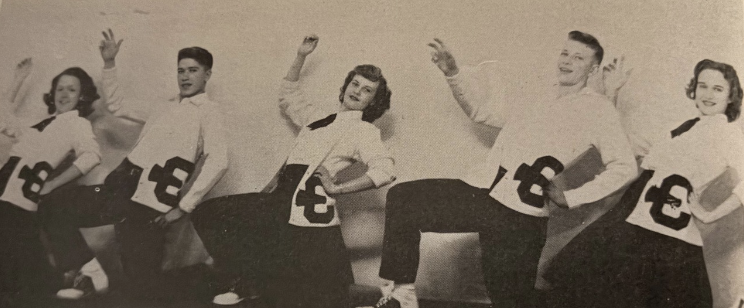 Flashback Friday: This week, we're turning the pages back to the 1948 Las Cruces Union High School Yearbook to recognize the school's Cheerleaders for the 1947–48 school year.