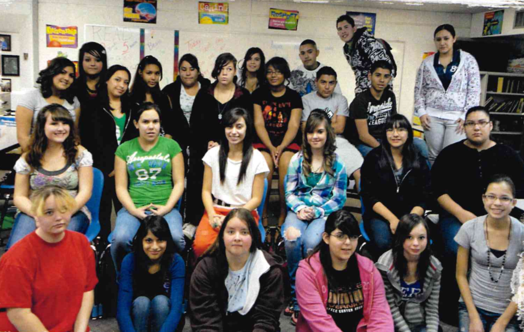 photo of a large group of students