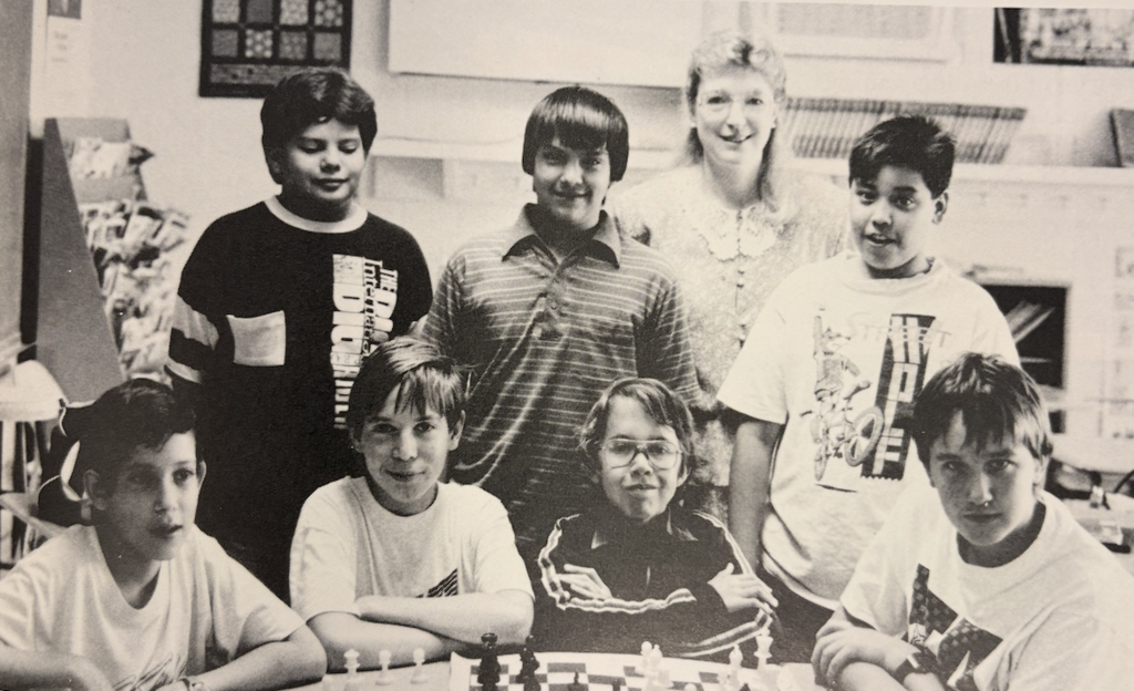 Checkmate! This Flashback Friday, we’re making a move back to the 1990 Lynn Middle School yearbook and the Chess Club.