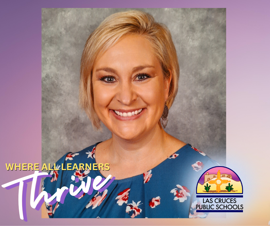 purple gradient Thrive Thursday feature with woman