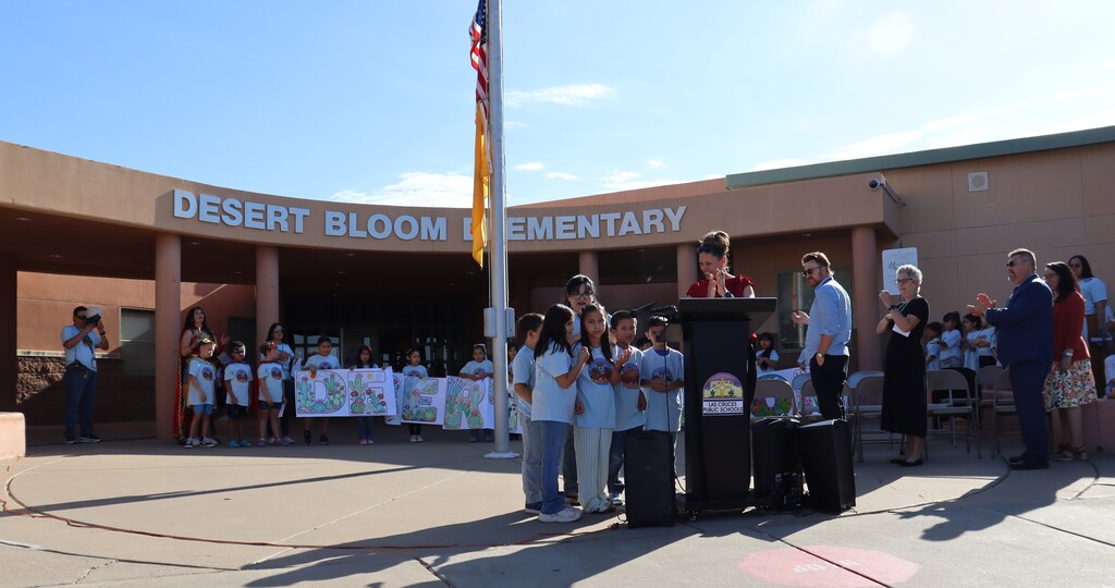 A new name calls for a celebration and this morning, Desert Bloom Elementary School celebrated its new chapter with plenty of superhero spirit!