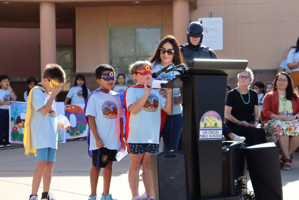 A new name calls for a celebration and this morning, Desert Bloom Elementary School celebrated its new chapter with plenty of superhero spirit!